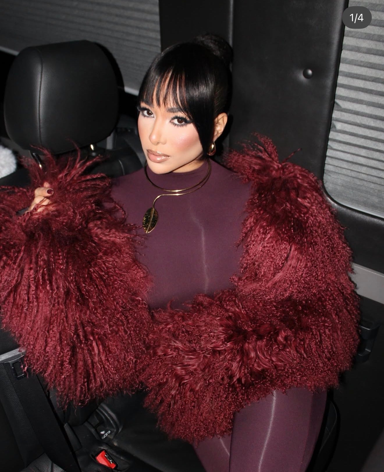 Lamb Fur Cropped It Girl Jacket