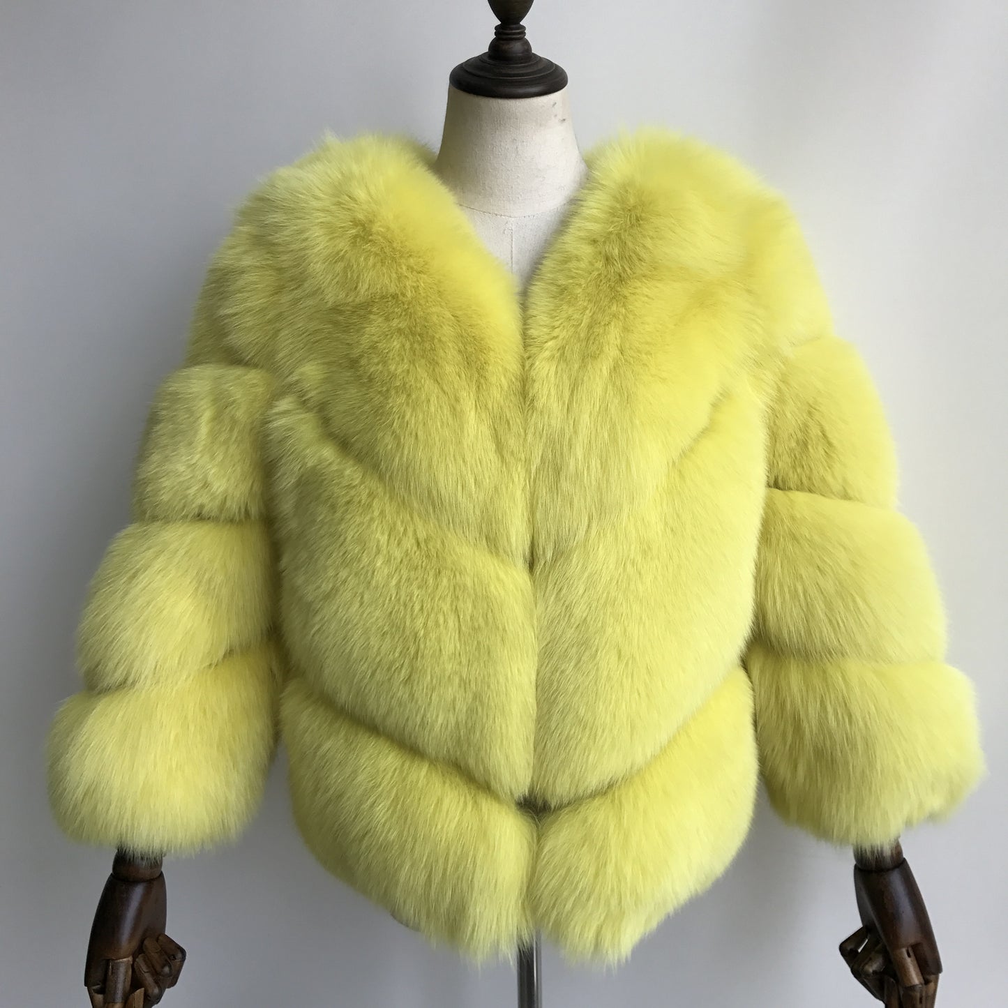 Tiffany Chevron Fox Fur