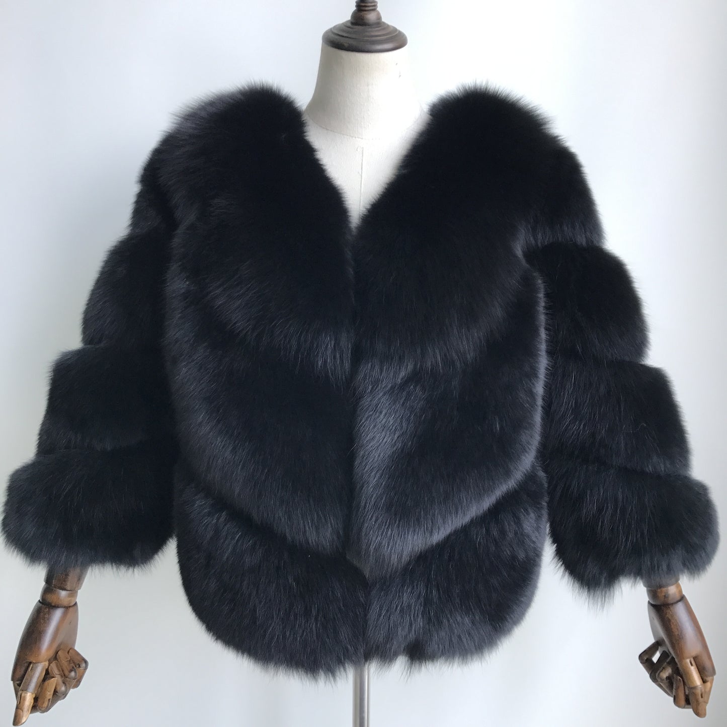 Tiffany Chevron Fox Fur