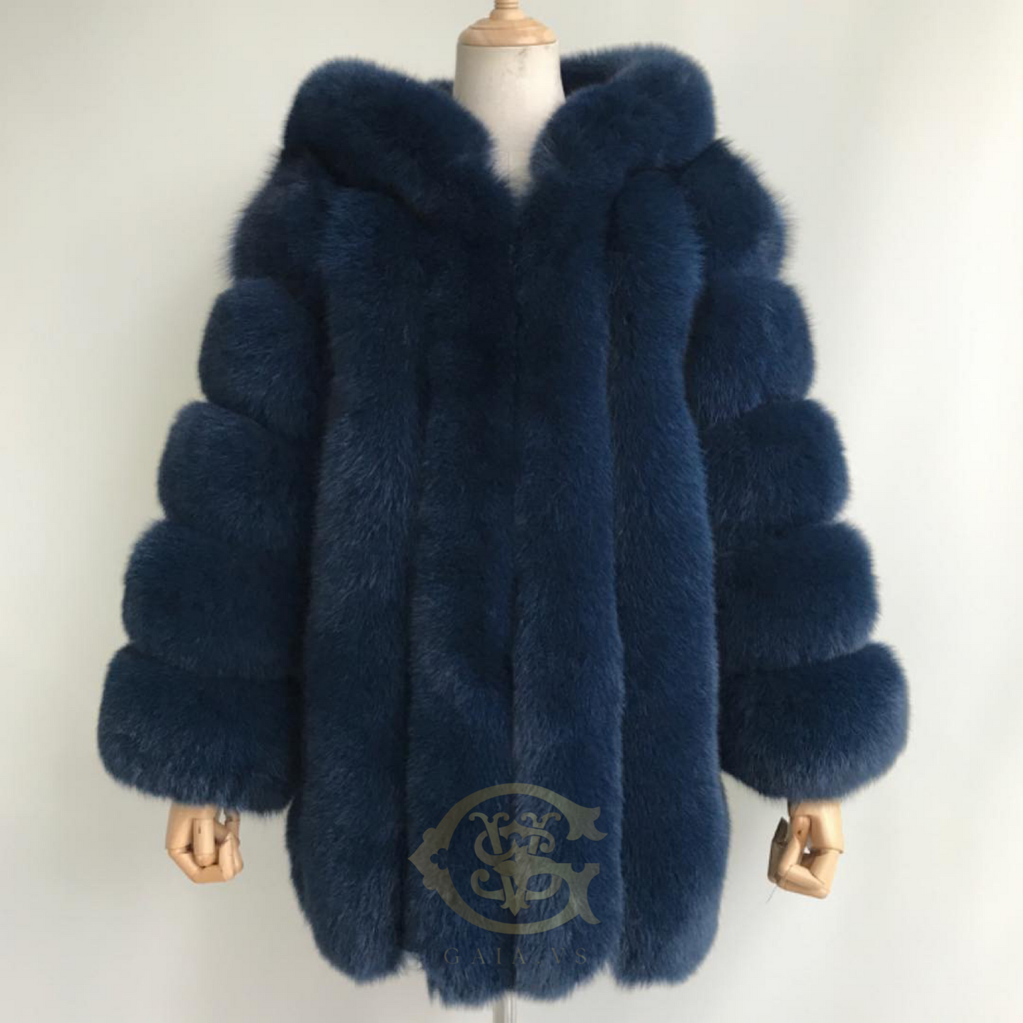 Duchess Hood Fox Fur Jacket