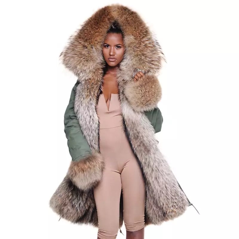 VS Raccoon fur Parka