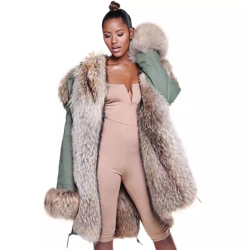 VS Raccoon fur Parka